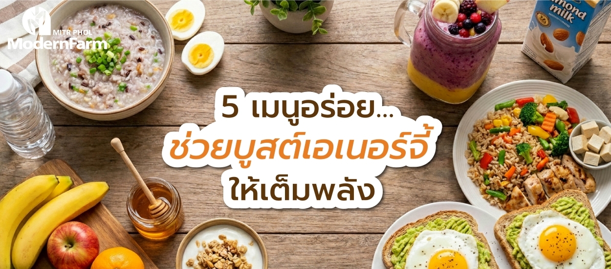 5 เมนูอร่อย…ช่วยบูสต์เอเนอร์จี้ให้เต็มพลัง